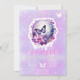 Convites Em seu aniversário, convidada adolescente