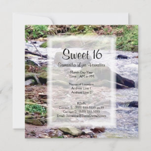 Convites Em um riacho