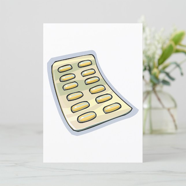 Convites Embalagem De Pílulas (Criador carregado)