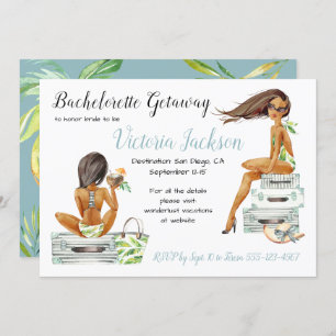 Convites Embale sua bagagem da fuga de Bachelorette das