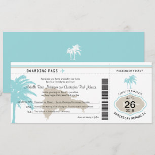 Convites Embarque para Casamento com a República Dominicana