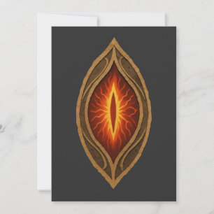 Convites Emblema da Fantasia do Senhor das Trevas Olho de F