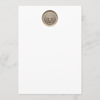 Convites Emblema do governo de D.O.D