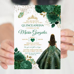 Convites Emerald Green Mexicano Quinceañera Butterfly<br><div class="desc">Emerald Green Mexicano Charra Quinceañera Butterfly Convite Mis Quince 15 Anos,  16º aniversário</div>