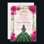 Convites Emerald Green Vestidos Fuschia Rosa Mis Quince<br><div class="desc">Emerald Green Dresses Fuschia Pink Mis Quince Convite Mis Quince 15 Anos,  16º Aniversário, </div>