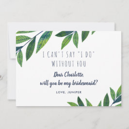 Convites Emerald Greenery - Seja Minha Porta-Voz