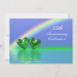 Convites Emerald Hearts, 55 anos