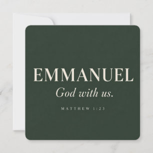 Convites EMMANUEL Mateus 1:23 Natal