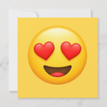 Emoji de amor amarelo