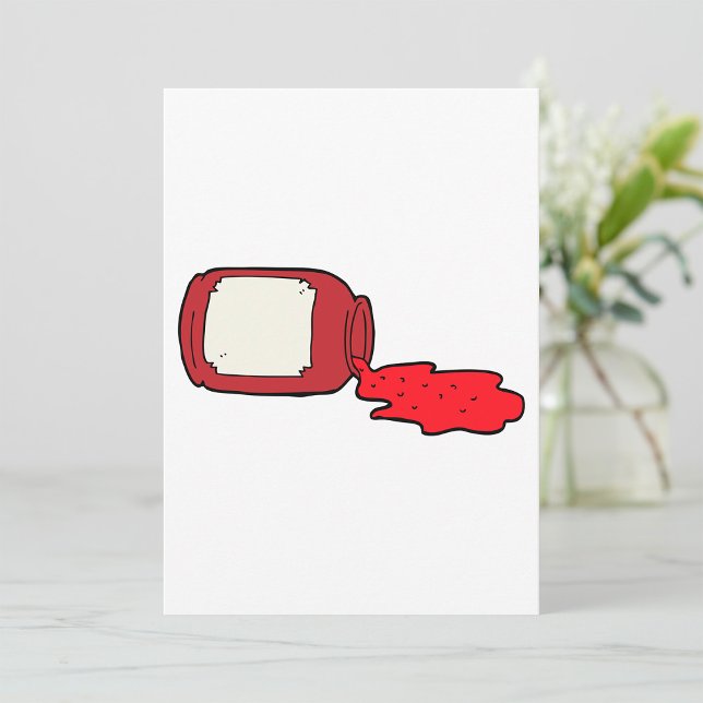 Convites Emperramento esmagado - Jar Vermelho Bonito (Criador carregado)