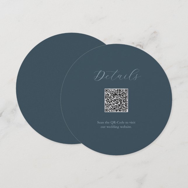 Convites Empilháveis com Código QR de Detalhes Cin (Frente/Verso)