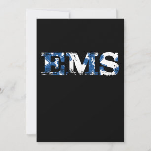 Convites EMS EMT Médico Paramédico Caduceus Medicina Ambula