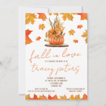 Enamore-se, Folhas de Outono, Chuveiro de Noiva Te