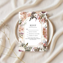 Encantado Jardim Elegante Floral Boho RSVP