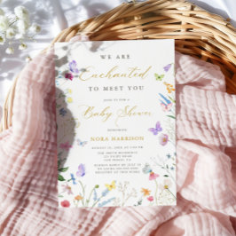 Convites Encantado Para Conhecê-Lo Chá de fraldas