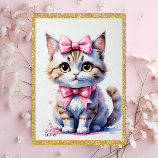 Convites Encantadora de natal de gatos