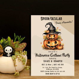 Convites Encantando a festa do Dia das Bruxas da Bruxa Enca
