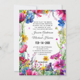 Convites Encantando Sangue Colorido de Prados