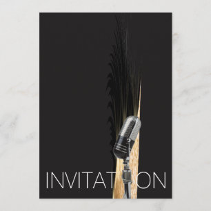 Convites Encanto mínimo do partido do festival do concerto