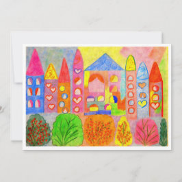 Convites Enchanted Fairy Tale Town Invitation