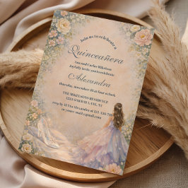 Convites Encontada Princesa Conto de Fadas Quinceañera