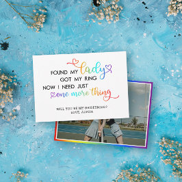 Convites Encontrei a minha senhora Casamento LGBT Seja minh