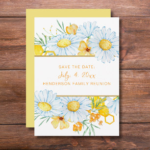 Convites Encontro de Reunião da Família de Florais Brancas 