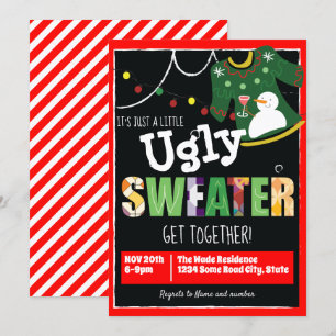 Convites Encontro do Pouco Suéter Feio