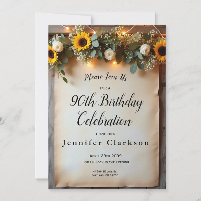 Convites Encontros Rústicos da Hora Dourada (Frente)