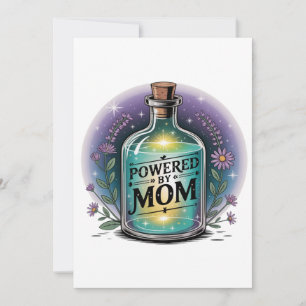 Convites Energizada pela Mamãe