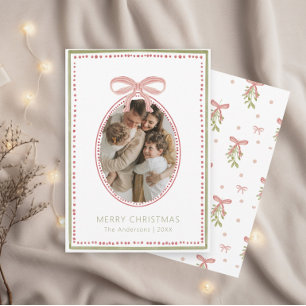 Convites Enfeite de Arco de Musgo Natalino Carta de Natal c