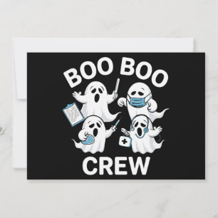 Convites Enfermeira de Halloween, Gift Boo Boo Crew Nurse