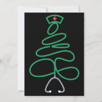 Enfermeira de Natal Estetoscópio Árvore Chapéu do