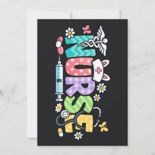 Convites Enfermeira de Páscoa Fofa Humor Médico