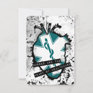 Convites enfermeiras são o coração anatômico da saúde