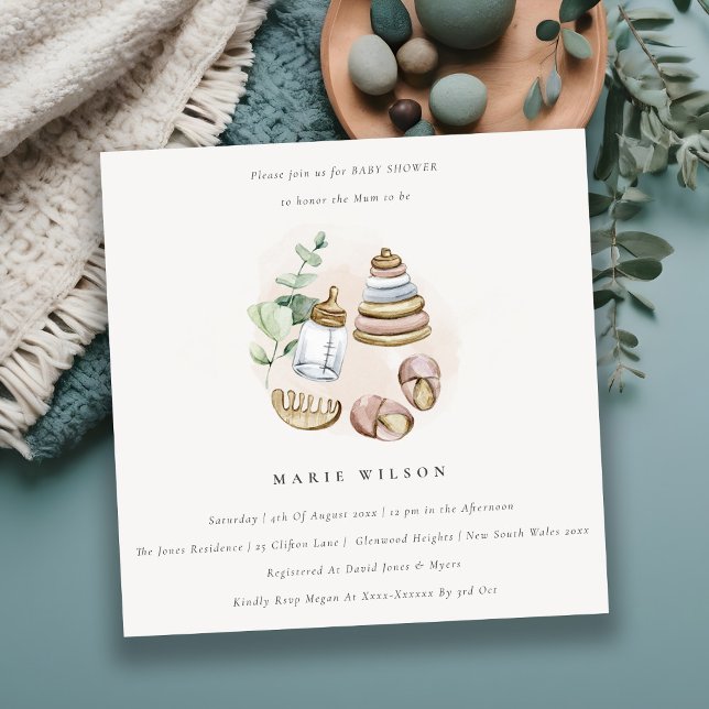 Convites Enfermeiro Bastante Essencial Folha Rosa Chá de fr (Criador carregado)