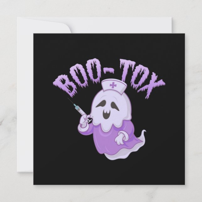 Convites Enfermeiro Ghost Bonito com Botox Injeção (Frente)