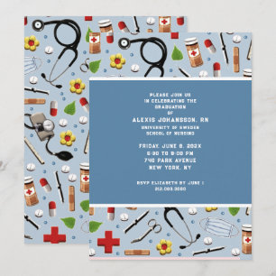 Convites Enfermeiros Festas de formatura