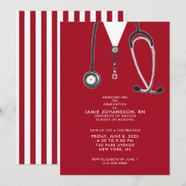 Convites Enfermeiros Festas de formatura