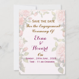 Convites Engagement Ceremony Invitations