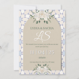 Convites Engagement Invitation Card