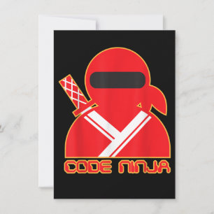 Convites Engenheiro de Codificação de Computadores Ninja 