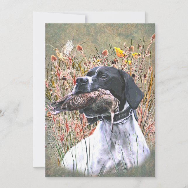 Convites English pointer (Frente)