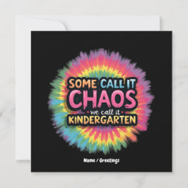 Convites Engraçado "Alguns Chamam De Caos Que Chamamos De J