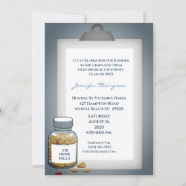 Convites Engraçado Área de Transferência Festa de formatura