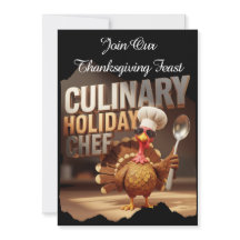 Engraçado Banquete de Ação de Graças da Turquia