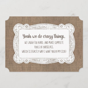 Convites Engraçado Bridesmaid / Proposta de Madrinha de ca