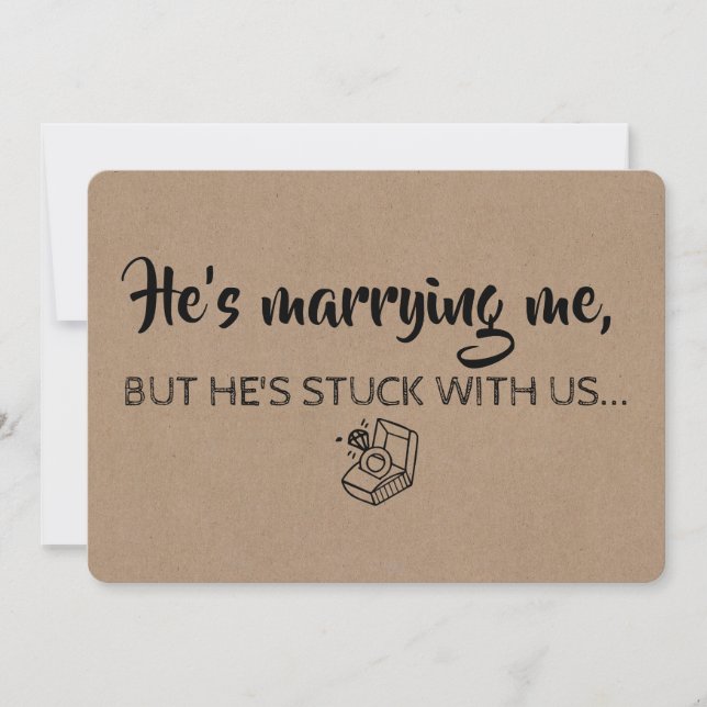 Convites Engraçado Bridesmaid / Proposta de Madrinha de cas (Frente)