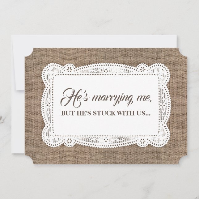 Convites Engraçado Bridesmaid / Proposta de Madrinha de cas (Frente)