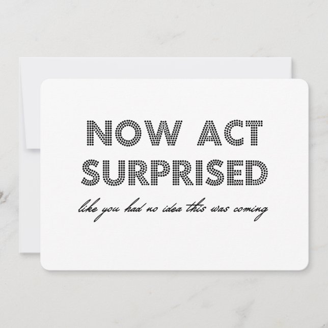 Convites Engraçado Bridesmaid / Proposta de Madrinha de cas (Frente)